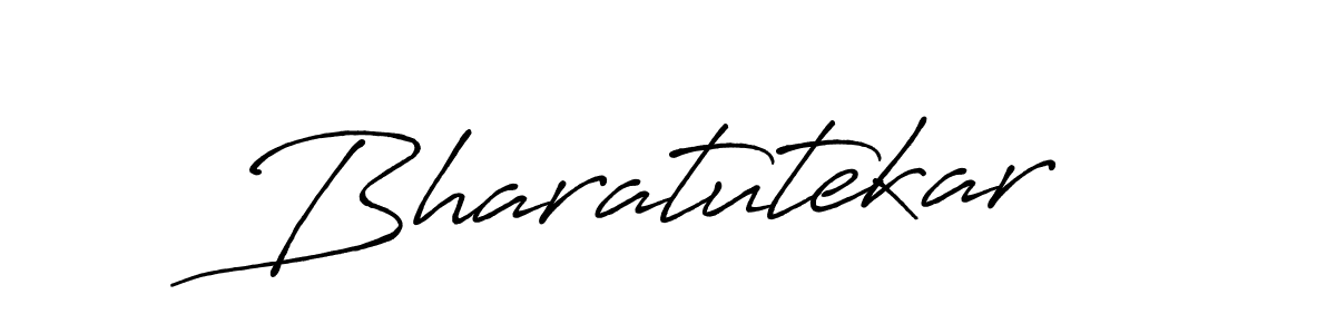 Use a signature maker to create a handwritten signature online. With this signature software, you can design (Antro_Vectra_Bolder) your own signature for name Bharatutekar. Bharatutekar signature style 7 images and pictures png