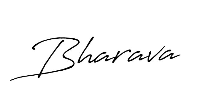 How to make Bharava signature? Antro_Vectra_Bolder is a professional autograph style. Create handwritten signature for Bharava name. Bharava signature style 7 images and pictures png