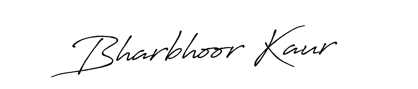 Similarly Antro_Vectra_Bolder is the best handwritten signature design. Signature creator online .You can use it as an online autograph creator for name Bharbhoor Kaur. Bharbhoor Kaur signature style 7 images and pictures png