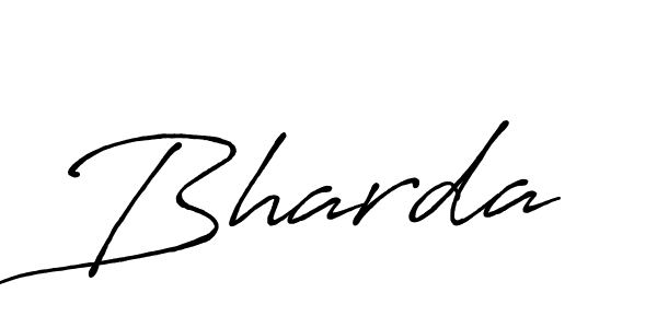 How to make Bharda name signature. Use Antro_Vectra_Bolder style for creating short signs online. This is the latest handwritten sign. Bharda signature style 7 images and pictures png