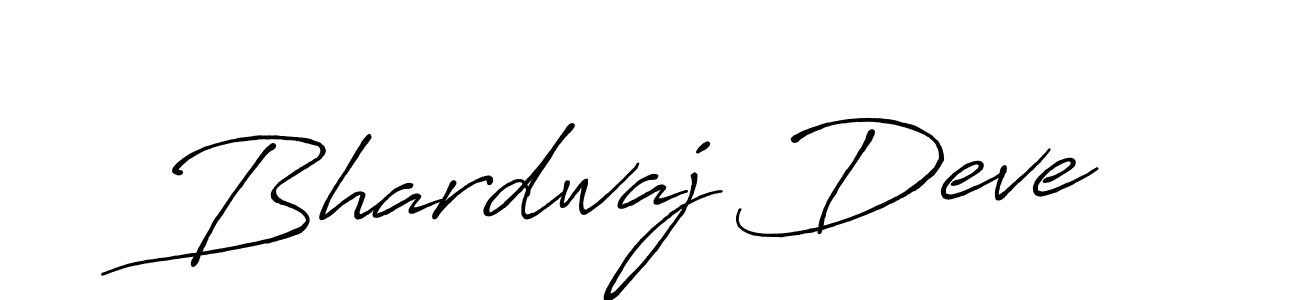 Design your own signature with our free online signature maker. With this signature software, you can create a handwritten (Antro_Vectra_Bolder) signature for name Bhardwaj Deve. Bhardwaj Deve signature style 7 images and pictures png