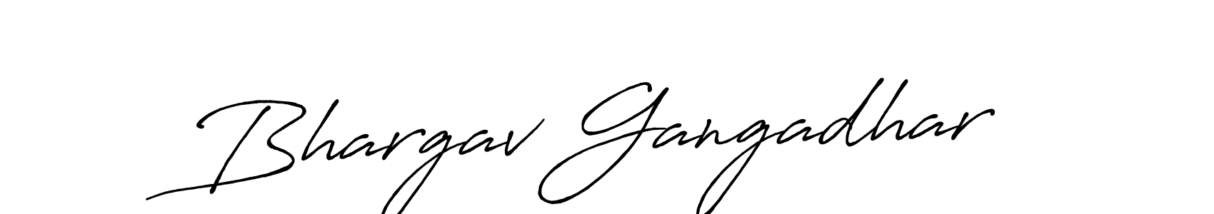 Design your own signature with our free online signature maker. With this signature software, you can create a handwritten (Antro_Vectra_Bolder) signature for name Bhargav Gangadhar. Bhargav Gangadhar signature style 7 images and pictures png