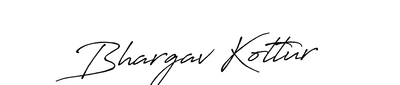 Also we have Bhargav Kottur name is the best signature style. Create professional handwritten signature collection using Antro_Vectra_Bolder autograph style. Bhargav Kottur signature style 7 images and pictures png