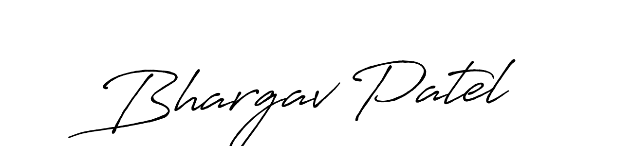 Similarly Antro_Vectra_Bolder is the best handwritten signature design. Signature creator online .You can use it as an online autograph creator for name Bhargav Patel. Bhargav Patel signature style 7 images and pictures png