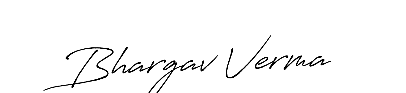 Use a signature maker to create a handwritten signature online. With this signature software, you can design (Antro_Vectra_Bolder) your own signature for name Bhargav Verma. Bhargav Verma signature style 7 images and pictures png