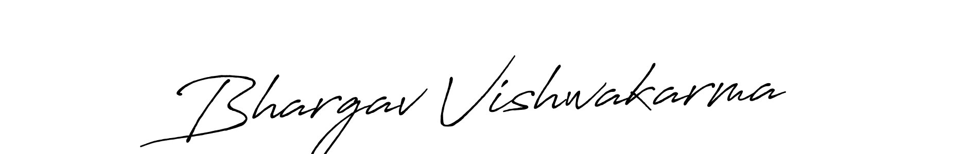 Design your own signature with our free online signature maker. With this signature software, you can create a handwritten (Antro_Vectra_Bolder) signature for name Bhargav Vishwakarma. Bhargav Vishwakarma signature style 7 images and pictures png