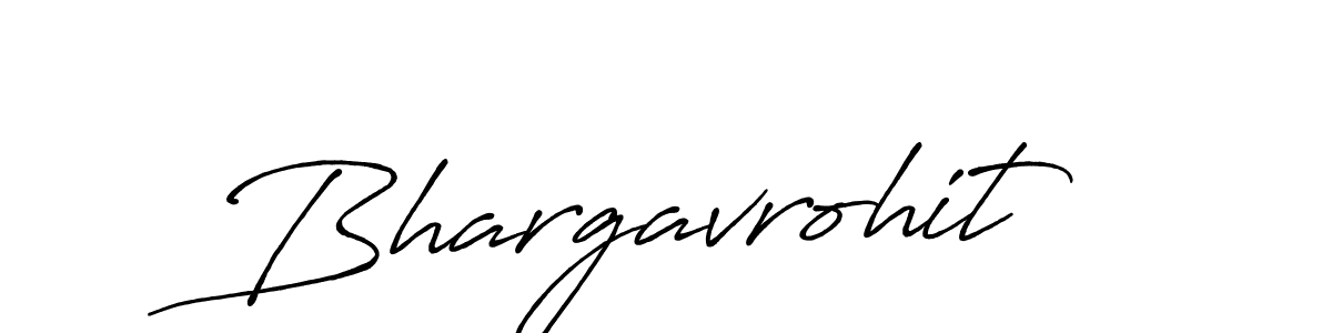 How to make Bhargavrohit name signature. Use Antro_Vectra_Bolder style for creating short signs online. This is the latest handwritten sign. Bhargavrohit signature style 7 images and pictures png