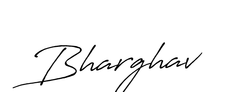 Make a beautiful signature design for name Bharghav. With this signature (Antro_Vectra_Bolder) style, you can create a handwritten signature for free. Bharghav signature style 7 images and pictures png