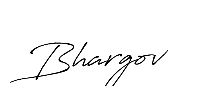Use a signature maker to create a handwritten signature online. With this signature software, you can design (Antro_Vectra_Bolder) your own signature for name Bhargov. Bhargov signature style 7 images and pictures png