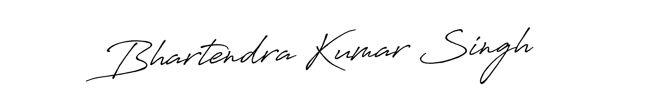 Make a beautiful signature design for name Bhartendra Kumar Singh. With this signature (Antro_Vectra_Bolder) style, you can create a handwritten signature for free. Bhartendra Kumar Singh signature style 7 images and pictures png