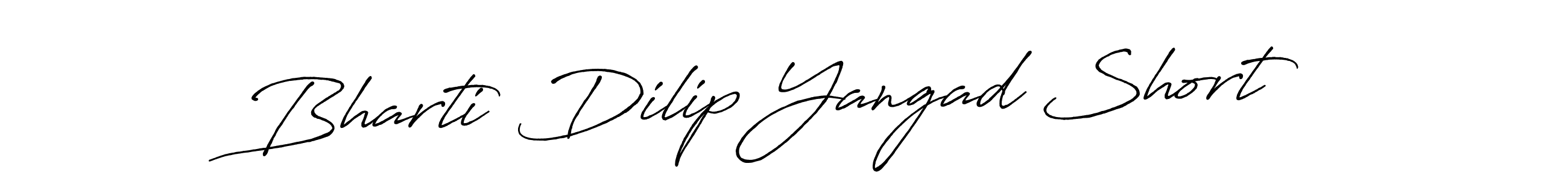 Also we have Bharti  Dilip Yangad Short name is the best signature style. Create professional handwritten signature collection using Antro_Vectra_Bolder autograph style. Bharti  Dilip Yangad Short signature style 7 images and pictures png