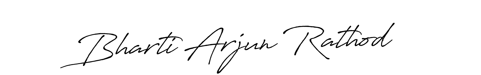 Bharti Arjun Rathod stylish signature style. Best Handwritten Sign (Antro_Vectra_Bolder) for my name. Handwritten Signature Collection Ideas for my name Bharti Arjun Rathod. Bharti Arjun Rathod signature style 7 images and pictures png