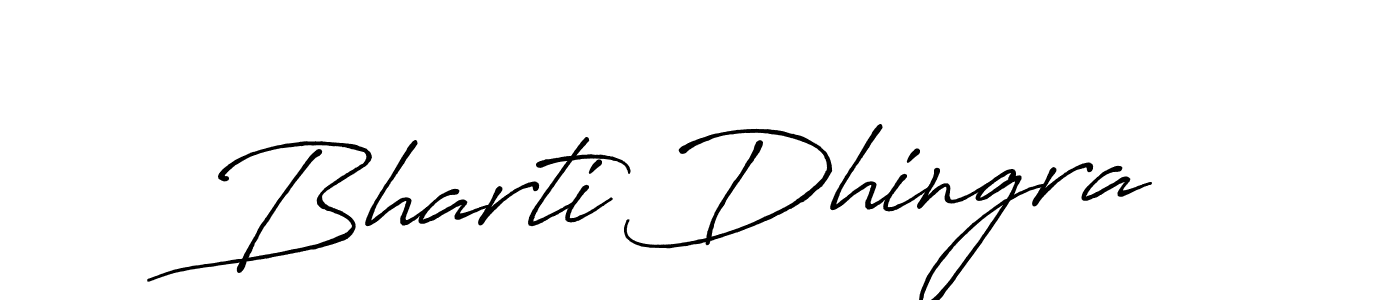 You can use this online signature creator to create a handwritten signature for the name Bharti Dhingra. This is the best online autograph maker. Bharti Dhingra signature style 7 images and pictures png
