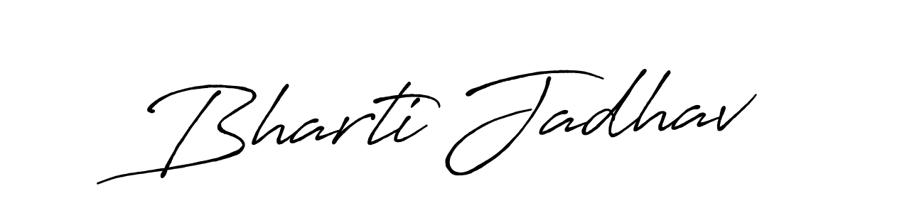 This is the best signature style for the Bharti Jadhav name. Also you like these signature font (Antro_Vectra_Bolder). Mix name signature. Bharti Jadhav signature style 7 images and pictures png