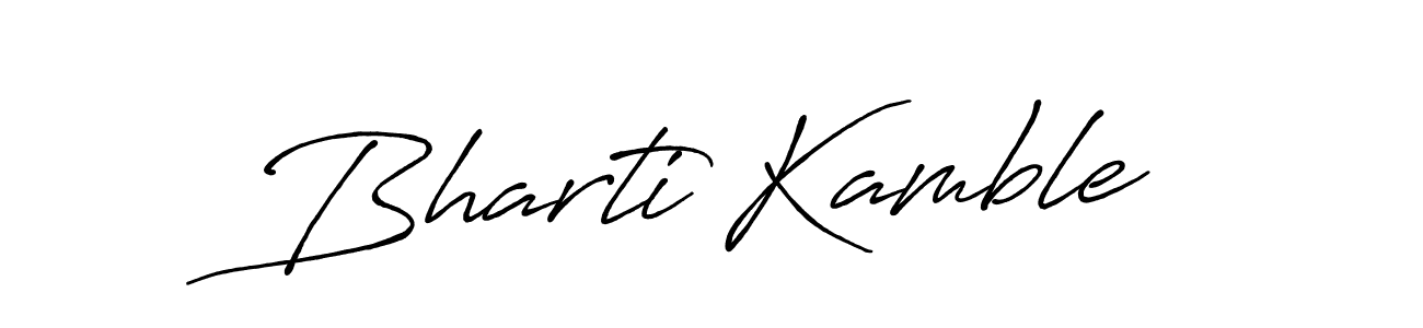 Make a beautiful signature design for name Bharti Kamble. Use this online signature maker to create a handwritten signature for free. Bharti Kamble signature style 7 images and pictures png