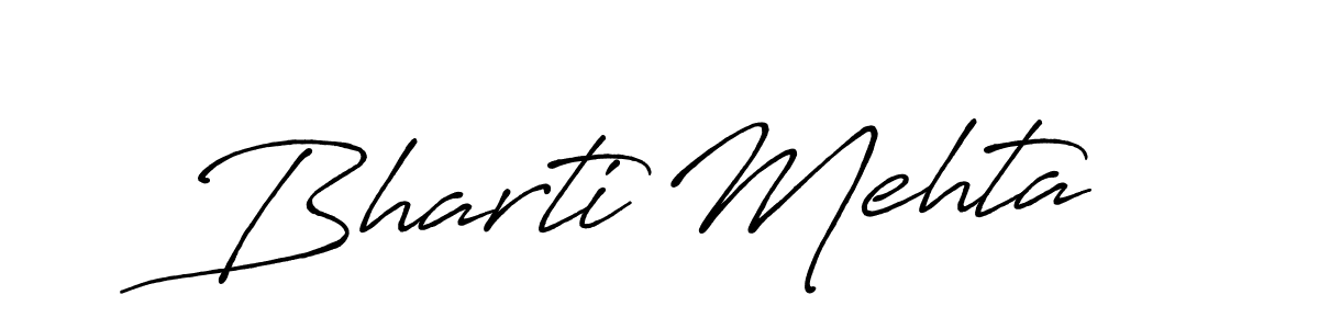 Also You can easily find your signature by using the search form. We will create Bharti Mehta name handwritten signature images for you free of cost using Antro_Vectra_Bolder sign style. Bharti Mehta signature style 7 images and pictures png