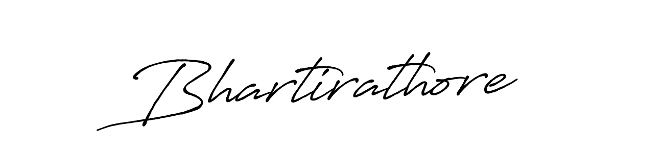 Make a beautiful signature design for name Bhartirathore. With this signature (Antro_Vectra_Bolder) style, you can create a handwritten signature for free. Bhartirathore signature style 7 images and pictures png