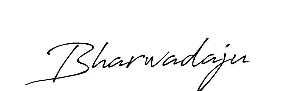 Make a beautiful signature design for name Bharwadaju. With this signature (Antro_Vectra_Bolder) style, you can create a handwritten signature for free. Bharwadaju signature style 7 images and pictures png
