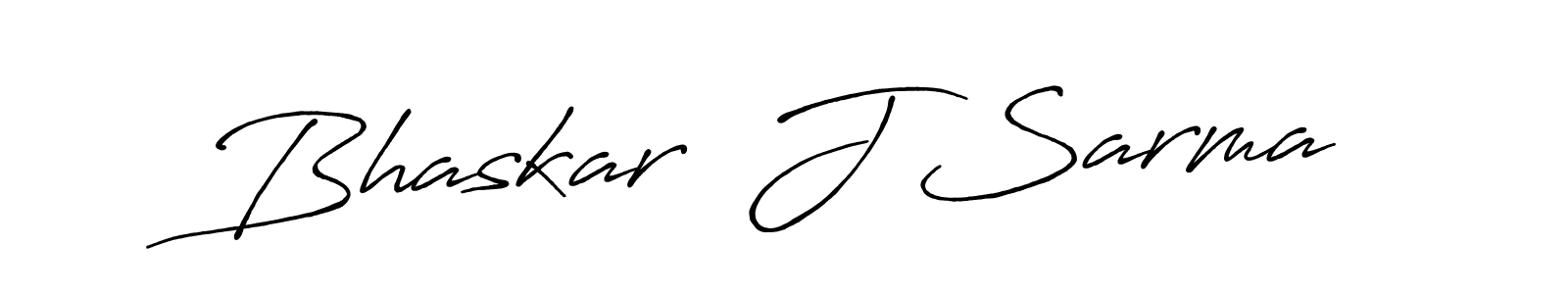 Design your own signature with our free online signature maker. With this signature software, you can create a handwritten (Antro_Vectra_Bolder) signature for name Bhaskar  J Sarma. Bhaskar  J Sarma signature style 7 images and pictures png