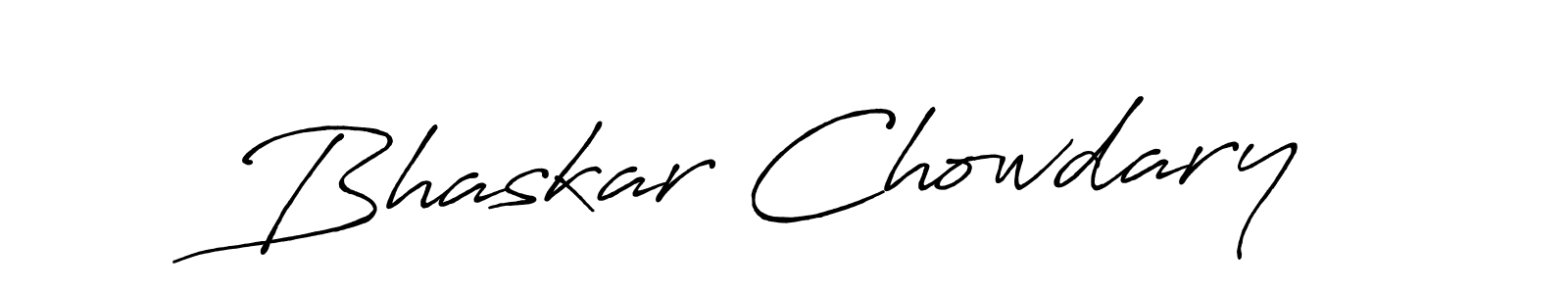 Similarly Antro_Vectra_Bolder is the best handwritten signature design. Signature creator online .You can use it as an online autograph creator for name Bhaskar Chowdary. Bhaskar Chowdary signature style 7 images and pictures png