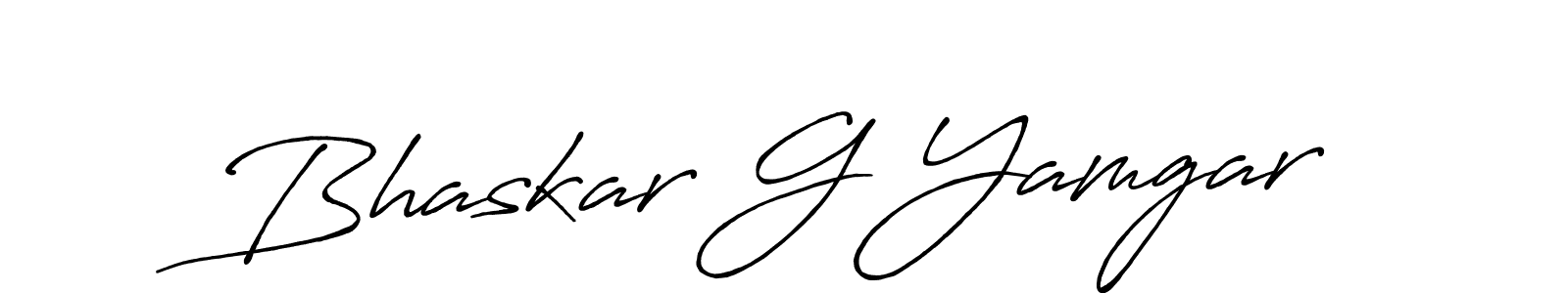 How to Draw Bhaskar G Yamgar signature style? Antro_Vectra_Bolder is a latest design signature styles for name Bhaskar G Yamgar. Bhaskar G Yamgar signature style 7 images and pictures png