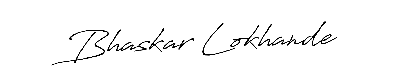 Make a short Bhaskar Lokhande signature style. Manage your documents anywhere anytime using Antro_Vectra_Bolder. Create and add eSignatures, submit forms, share and send files easily. Bhaskar Lokhande signature style 7 images and pictures png