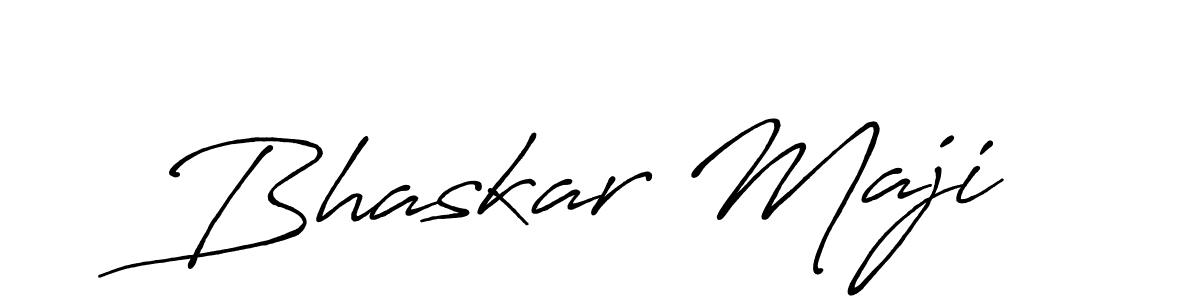 Use a signature maker to create a handwritten signature online. With this signature software, you can design (Antro_Vectra_Bolder) your own signature for name Bhaskar Maji. Bhaskar Maji signature style 7 images and pictures png