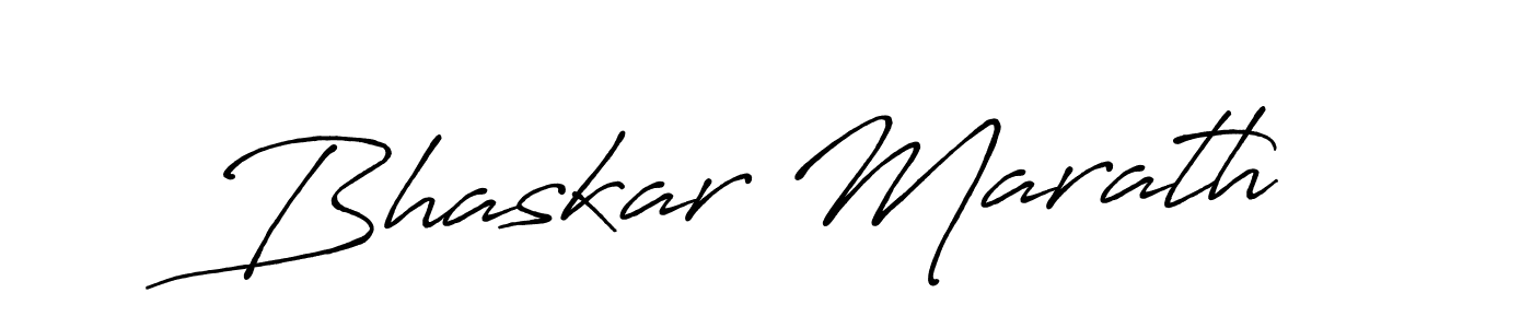 Also we have Bhaskar Marath name is the best signature style. Create professional handwritten signature collection using Antro_Vectra_Bolder autograph style. Bhaskar Marath signature style 7 images and pictures png