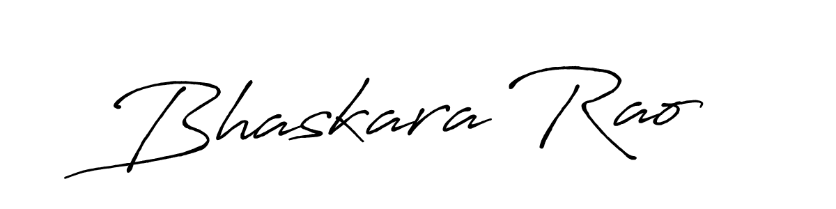 Make a beautiful signature design for name Bhaskara Rao. With this signature (Antro_Vectra_Bolder) style, you can create a handwritten signature for free. Bhaskara Rao signature style 7 images and pictures png