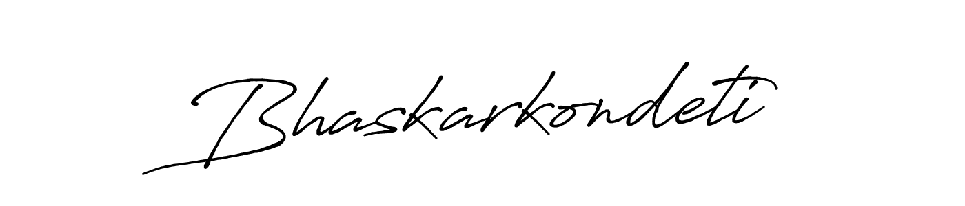 It looks lik you need a new signature style for name Bhaskarkondeti. Design unique handwritten (Antro_Vectra_Bolder) signature with our free signature maker in just a few clicks. Bhaskarkondeti signature style 7 images and pictures png