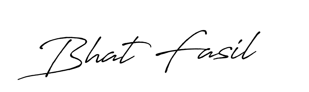 Also we have Bhat Fasil name is the best signature style. Create professional handwritten signature collection using Antro_Vectra_Bolder autograph style. Bhat Fasil signature style 7 images and pictures png