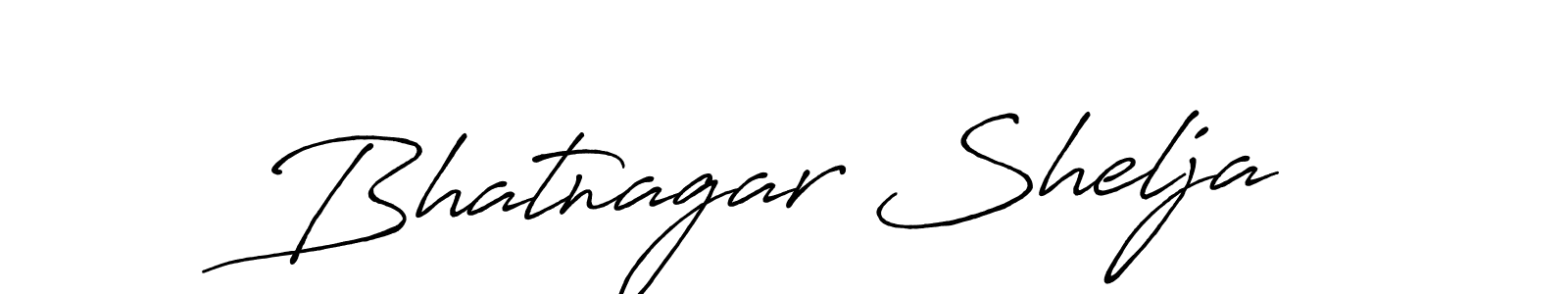 Use a signature maker to create a handwritten signature online. With this signature software, you can design (Antro_Vectra_Bolder) your own signature for name Bhatnagar Shelja. Bhatnagar Shelja signature style 7 images and pictures png
