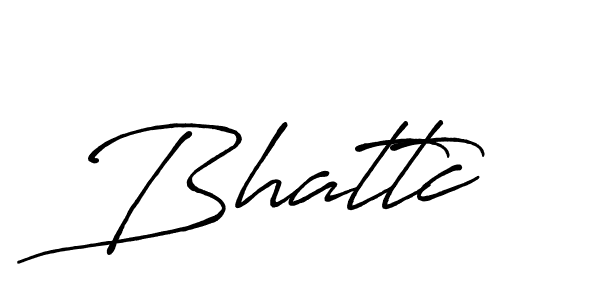 Make a beautiful signature design for name Bhattc. With this signature (Antro_Vectra_Bolder) style, you can create a handwritten signature for free. Bhattc signature style 7 images and pictures png