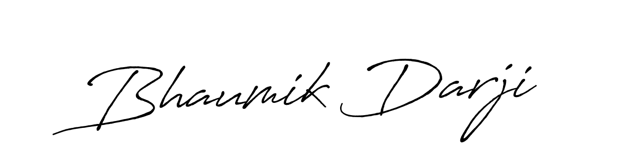 Design your own signature with our free online signature maker. With this signature software, you can create a handwritten (Antro_Vectra_Bolder) signature for name Bhaumik Darji. Bhaumik Darji signature style 7 images and pictures png