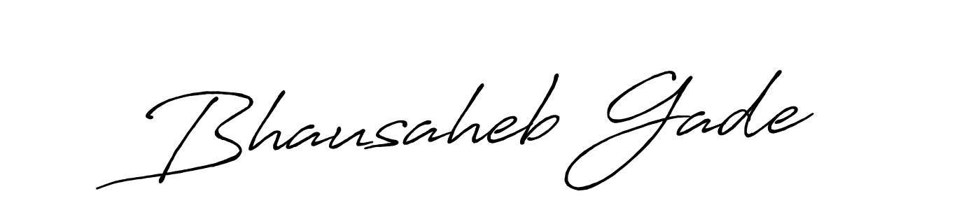 Also we have Bhausaheb Gade name is the best signature style. Create professional handwritten signature collection using Antro_Vectra_Bolder autograph style. Bhausaheb Gade signature style 7 images and pictures png