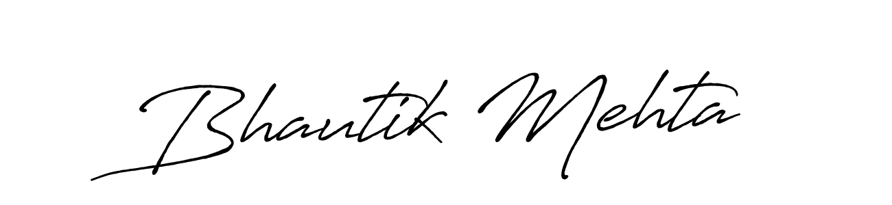 How to make Bhautik Mehta signature? Antro_Vectra_Bolder is a professional autograph style. Create handwritten signature for Bhautik Mehta name. Bhautik Mehta signature style 7 images and pictures png