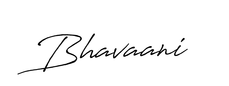 Make a beautiful signature design for name Bhavaani. With this signature (Antro_Vectra_Bolder) style, you can create a handwritten signature for free. Bhavaani signature style 7 images and pictures png