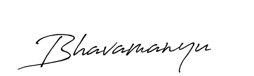 Design your own signature with our free online signature maker. With this signature software, you can create a handwritten (Antro_Vectra_Bolder) signature for name Bhavamanyu. Bhavamanyu signature style 7 images and pictures png