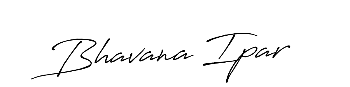 Similarly Antro_Vectra_Bolder is the best handwritten signature design. Signature creator online .You can use it as an online autograph creator for name Bhavana Ipar. Bhavana Ipar signature style 7 images and pictures png