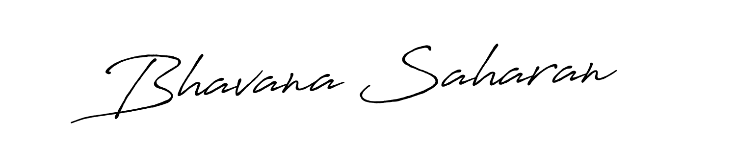Use a signature maker to create a handwritten signature online. With this signature software, you can design (Antro_Vectra_Bolder) your own signature for name Bhavana Saharan. Bhavana Saharan signature style 7 images and pictures png