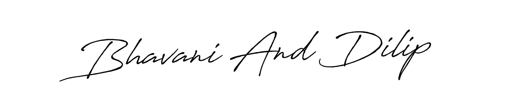 It looks lik you need a new signature style for name Bhavani And Dilip. Design unique handwritten (Antro_Vectra_Bolder) signature with our free signature maker in just a few clicks. Bhavani And Dilip signature style 7 images and pictures png