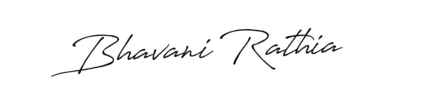 How to make Bhavani Rathia name signature. Use Antro_Vectra_Bolder style for creating short signs online. This is the latest handwritten sign. Bhavani Rathia signature style 7 images and pictures png