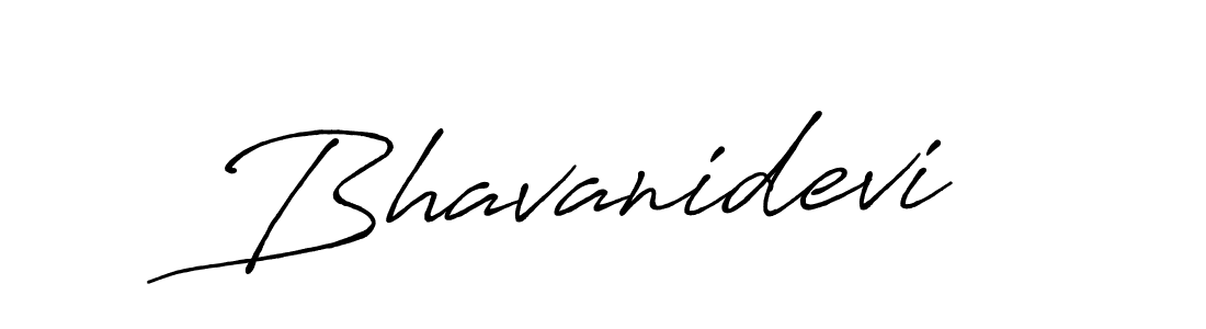 How to make Bhavanidevi signature? Antro_Vectra_Bolder is a professional autograph style. Create handwritten signature for Bhavanidevi name. Bhavanidevi signature style 7 images and pictures png