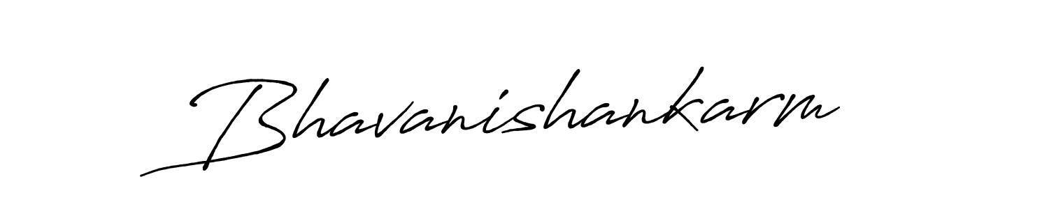 It looks lik you need a new signature style for name Bhavanishankarm. Design unique handwritten (Antro_Vectra_Bolder) signature with our free signature maker in just a few clicks. Bhavanishankarm signature style 7 images and pictures png