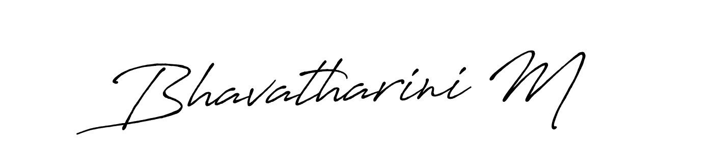 You should practise on your own different ways (Antro_Vectra_Bolder) to write your name (Bhavatharini M) in signature. don't let someone else do it for you. Bhavatharini M signature style 7 images and pictures png