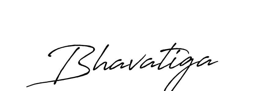 Bhavatiga stylish signature style. Best Handwritten Sign (Antro_Vectra_Bolder) for my name. Handwritten Signature Collection Ideas for my name Bhavatiga. Bhavatiga signature style 7 images and pictures png