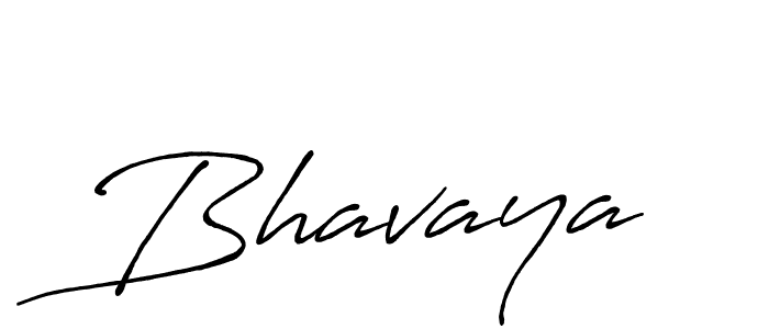 How to make Bhavaya signature? Antro_Vectra_Bolder is a professional autograph style. Create handwritten signature for Bhavaya name. Bhavaya signature style 7 images and pictures png