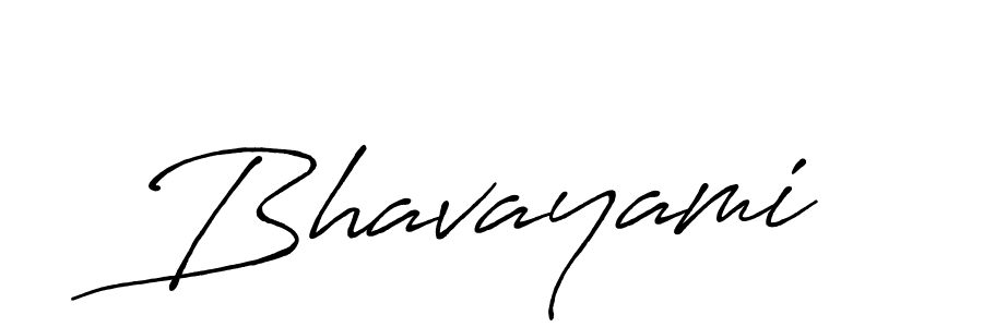 Also we have Bhavayami name is the best signature style. Create professional handwritten signature collection using Antro_Vectra_Bolder autograph style. Bhavayami signature style 7 images and pictures png