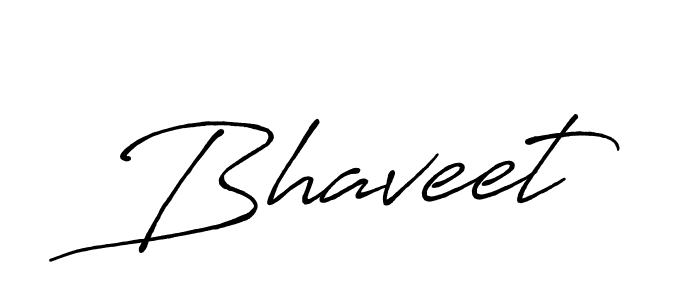 Create a beautiful signature design for name Bhaveet. With this signature (Antro_Vectra_Bolder) fonts, you can make a handwritten signature for free. Bhaveet signature style 7 images and pictures png