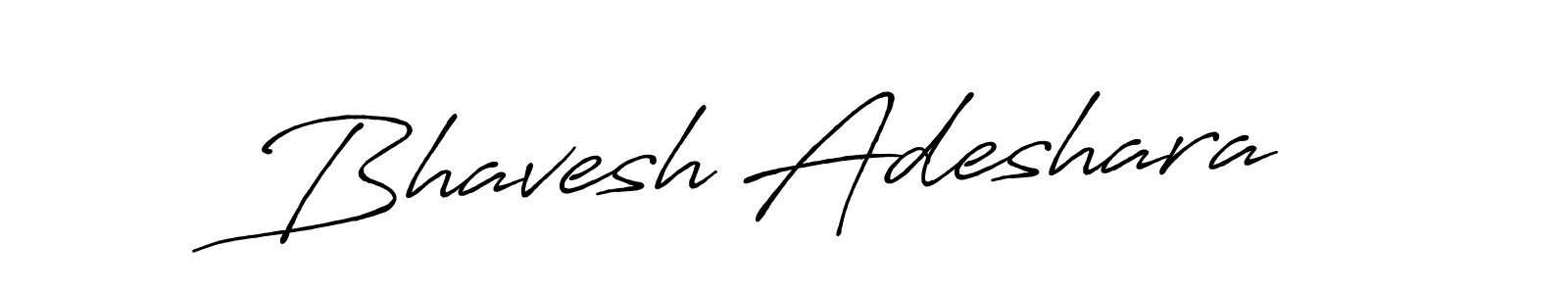 Use a signature maker to create a handwritten signature online. With this signature software, you can design (Antro_Vectra_Bolder) your own signature for name Bhavesh Adeshara. Bhavesh Adeshara signature style 7 images and pictures png